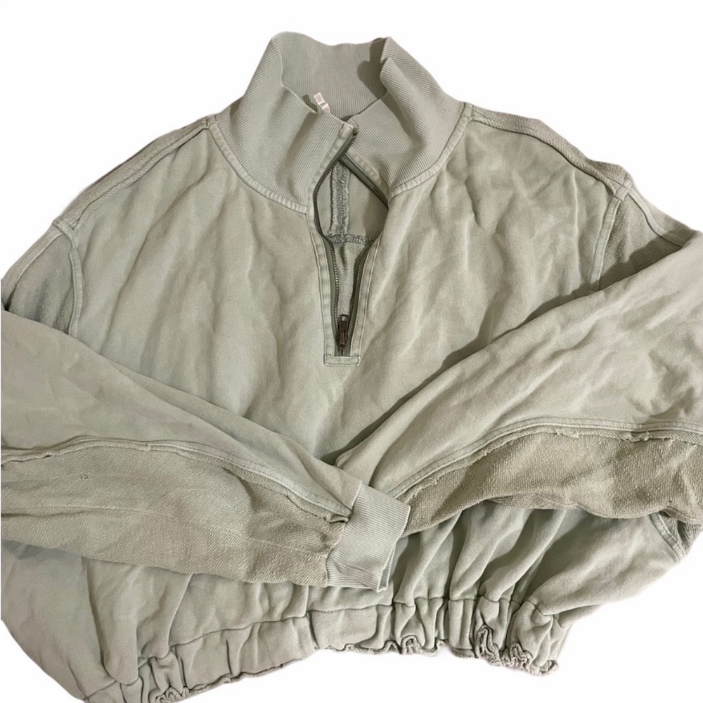 Rare Free People Summer Night Half-zip Pullover